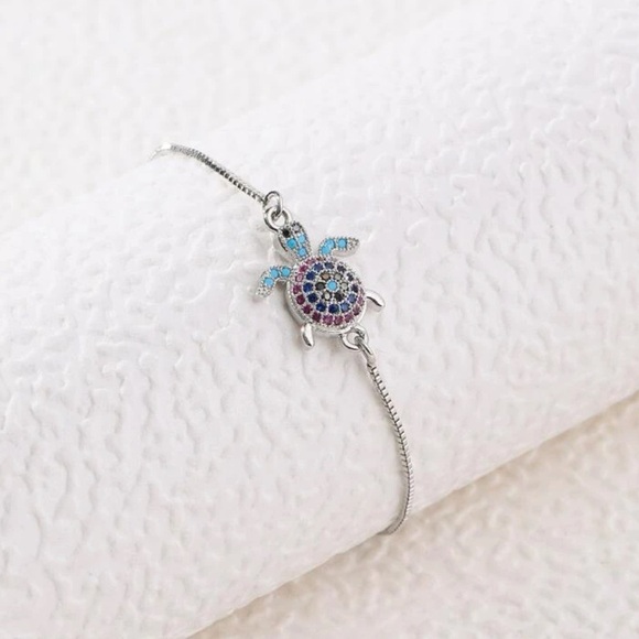 Jewelry - ⚠️Clearance Cute Turtle Decor Silver Bracelet